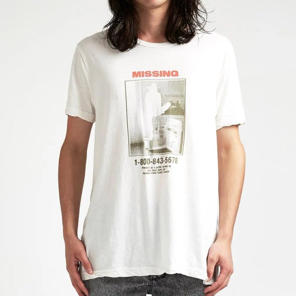 NWT Ksubi Missing Worn SS t shirt   XXL